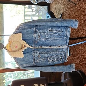 Men's Levi's Shearling Denim Jacket